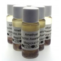 10ml Amethyst Gemstone Oil Psychic Awareness